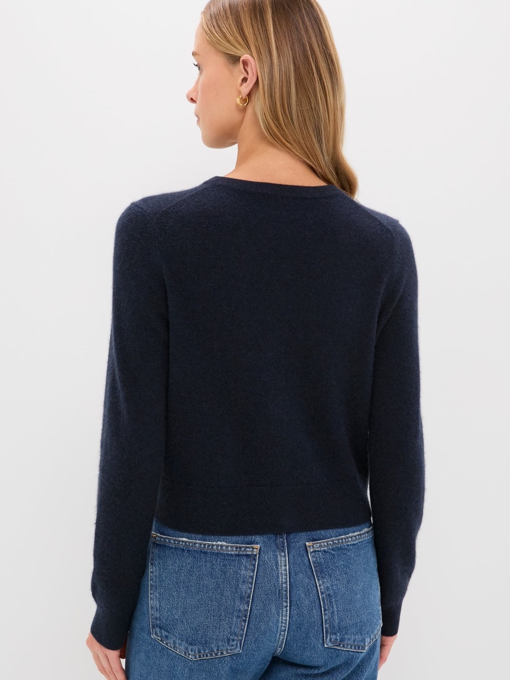NWT - TUCKERNUCK Navy Cashmere Riley Cardigan - Picture 3 of 9